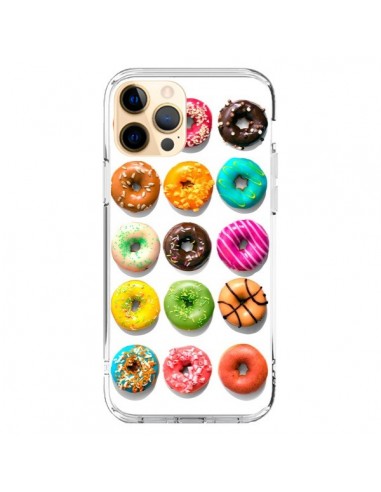 Coque iPhone 12 Pro Max Donuts Multicolore Chocolat Vanille - Laetitia