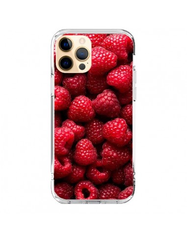 Coque iPhone 12 Pro Max Framboise Raspberry Fruit - Laetitia
