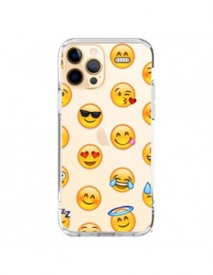 Coque iPhone 12 Pro Max Smiley Emoticone Emoji...