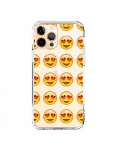 Coque iPhone 12 Pro Max Love Amoureux Smiley Emoticone...