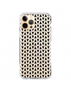 Coque iPhone 12 Pro Max Triangles Romi Azteque Noir...