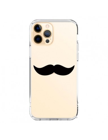 Coque iPhone 12 Pro Max Moustache Movember Transparente - Laetitia