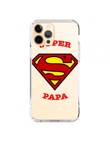 Coque iPhone 12 Pro Max Super Papa Transparente - Laetitia
