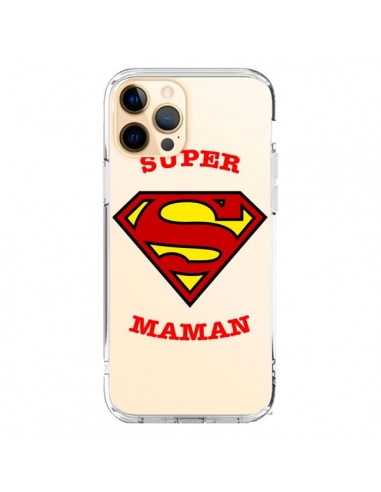 Coque iPhone 12 Pro Max Super Maman Transparente - Laetitia