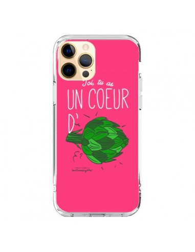 Coque iPhone 12 Pro Max Toi tu as un coeur d'artichaut - Leellouebrigitte