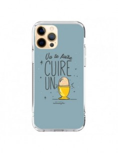 Coque iPhone 12 Pro Max Va te faire cuir un oeuf gris -...