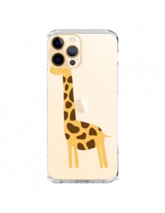 Coque iPhone 12 Pro Max Girafe Giraffe Animal Savane...