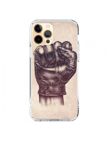 Coque iPhone 12 Pro Max Fight Poing Cuir - Lassana