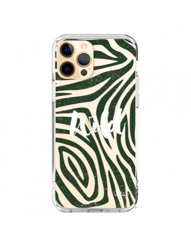 Coque iPhone 12 Pro Max Wild Zebre Jungle Transparente - Lolo Santo