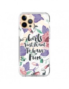 Coque iPhone 12 Pro Max Girls Fun Transparente - Lolo Santo