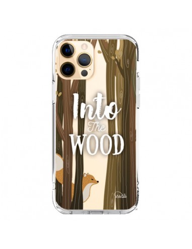 Coque iPhone 12 Pro Max Into The Wild Renard Bois Transparente - Lolo Santo