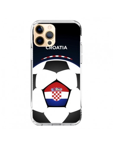 Coque iPhone 12 Pro Max Croatie Ballon Football - Madotta