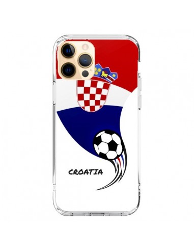 Coque iPhone 12 Pro Max Equipe Croatie Croatia Football - Madotta