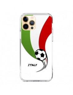 Coque iPhone 12 Pro Max Equipe Italie Italia Football -...