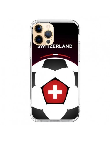 Coque iPhone 12 Pro Max Suisse Ballon Football - Madotta