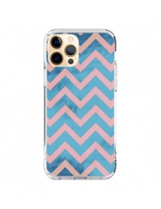 Coque iPhone 12 Pro Max Azteque Chevron Sunset - Mary...