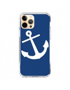 Coque iPhone 12 Pro Max Ancre Navire Navy Blue Anchor -...