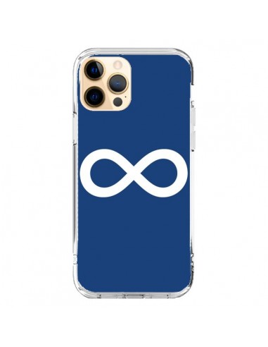 Coque iPhone 12 Pro Max Infini Navy Blue Infinity - Mary Nesrala