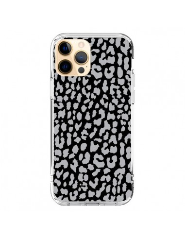 Coque iPhone 12 Pro Max Leopard Gris - Mary Nesrala