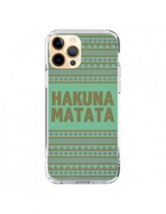 Coque iPhone 12 Pro Max Hakuna Matata Roi Lion - Mary...