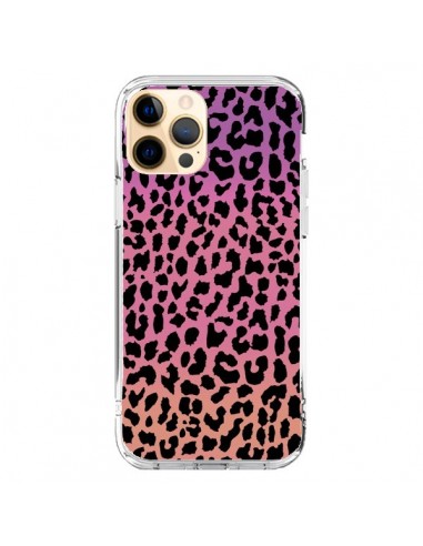 Coque iPhone 12 Pro Max Leopard Hot Rose Corail - Mary Nesrala