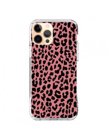 Coque iPhone 12 Pro Max Leopard Corail Neon - Mary Nesrala