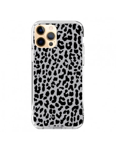 Coque iPhone 12 Pro Max Leopard Gris Neon - Mary Nesrala