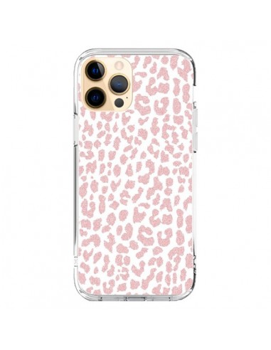 Coque iPhone 12 Pro Max Leopard Rose Corail - Mary Nesrala