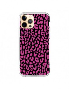 Coque iPhone 12 Pro Max Leopard Rose Pink - Mary Nesrala