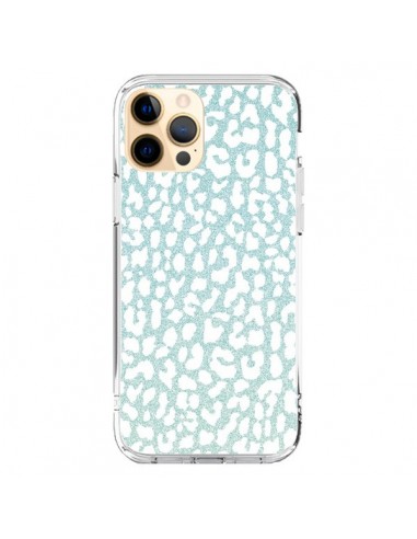 Coque iPhone 12 Pro Max Leopard Winter Mint - Mary Nesrala