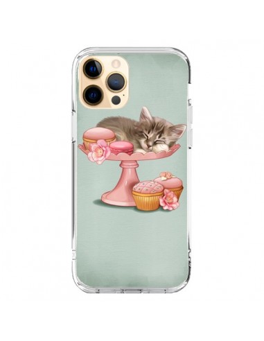 Coque iPhone 12 Pro Max Chaton Chat Kitten Cookies Cupcake - Maryline Cazenave