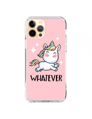 Coque iPhone 12 Pro Max Licorne Whatever - Maryline Cazenave