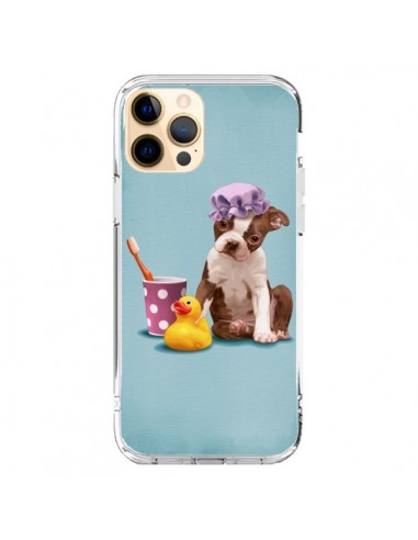 Coque iPhone 12 Pro Max Chien Dog Canard Fille - Maryline Cazenave