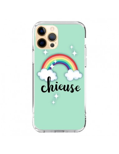 Coque iPhone 12 Pro Max Chieuse Arc en Ciel - Maryline Cazenave