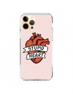 Coque iPhone 12 Pro Max Stupid Heart Coeur - Maryline...
