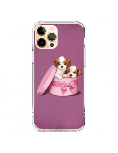 Coque iPhone 12 Pro Max Chien Dog Boite Noeud - Maryline Cazenave