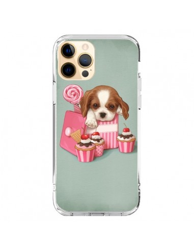 Coque iPhone 12 Pro Max Chien Dog Cupcake Gateau Boite - Maryline Cazenave