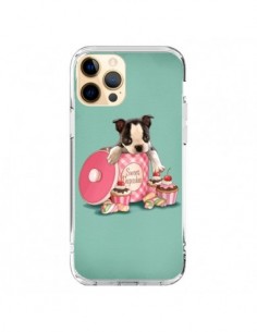 Coque iPhone 12 Pro Max Chien Dog Cupcakes Gateau Boite -...