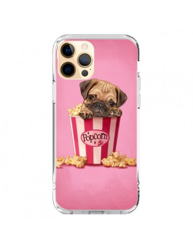 Coque iPhone 12 Pro Max Chien Dog Popcorn Film - Maryline Cazenave