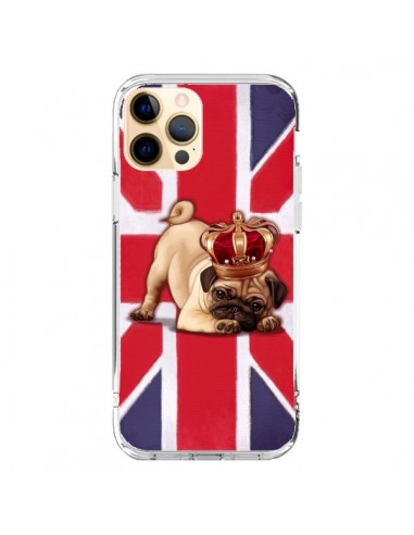 Coque iPhone 12 Pro Max Chien Dog Anglais UK British Queen King Roi Reine - Maryline Cazenave