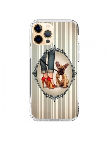 Coque iPhone 12 Pro Max Lady Jambes Chien Dog - Maryline Cazenave