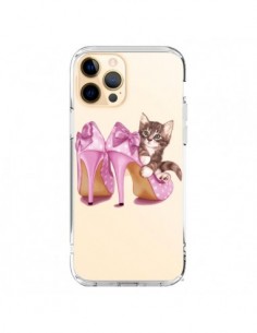 Coque iPhone 12 Pro Max Chaton Chat Kitten Chaussures...