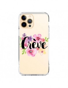 Coque iPhone 12 Pro Max Crève Fleurs Transparente -...