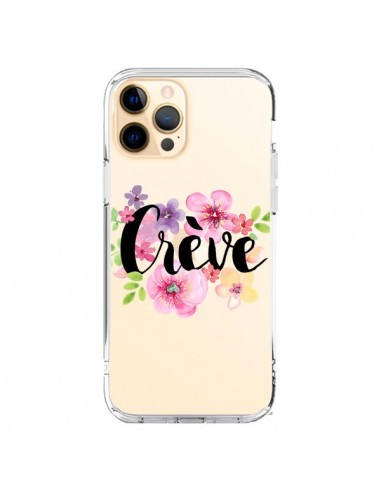 Coque iPhone 12 Pro Max Crève Fleurs Transparente - Maryline Cazenave