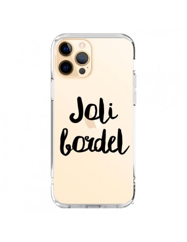 Coque iPhone 12 Pro Max Joli Bordel Transparente - Maryline Cazenave