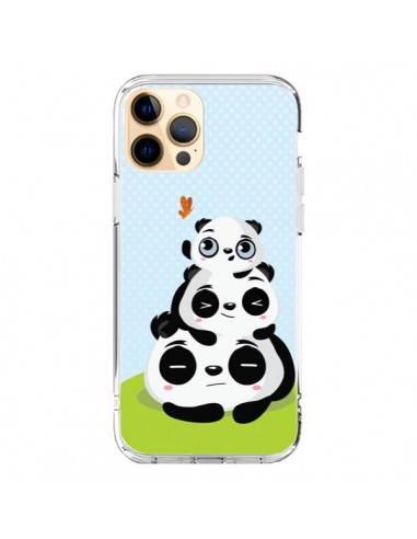Coque iPhone 12 Pro Max Panda Famille - Maria Jose Da Luz