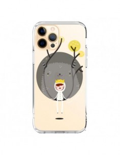 Coque iPhone 12 Pro Max Monstre Princesse Transparente -...