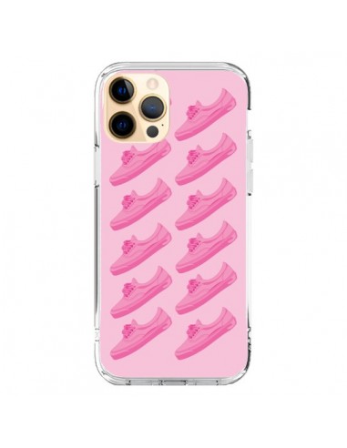 Coque iPhone 12 Pro Max Pink Rose Vans Chaussures - Mikadololo