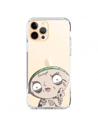 Coque iPhone 12 Pro Max Stewie Joker Suicide Squad Transparente - Mikadololo