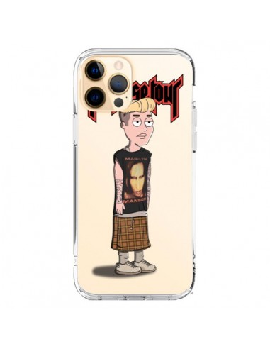 Coque iPhone 12 Pro Max Bieber Marilyn Manson Fan Transparente - Mikadololo